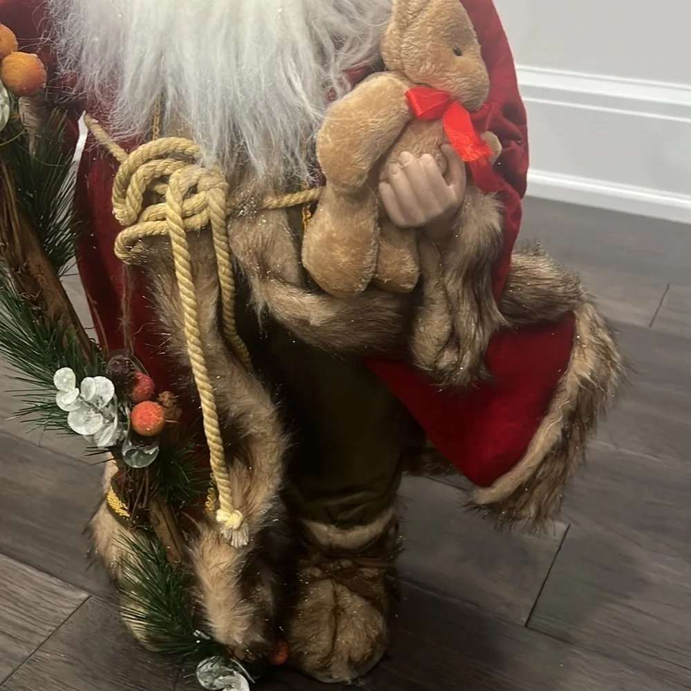Elegant large Santa statue with beautiful robe